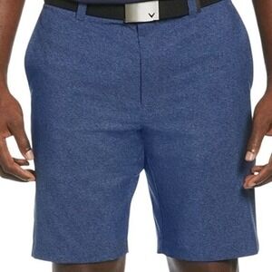 Callaway V Men's Active Waistband Pea Coat Blue‎ Golf Shorts Size 40W